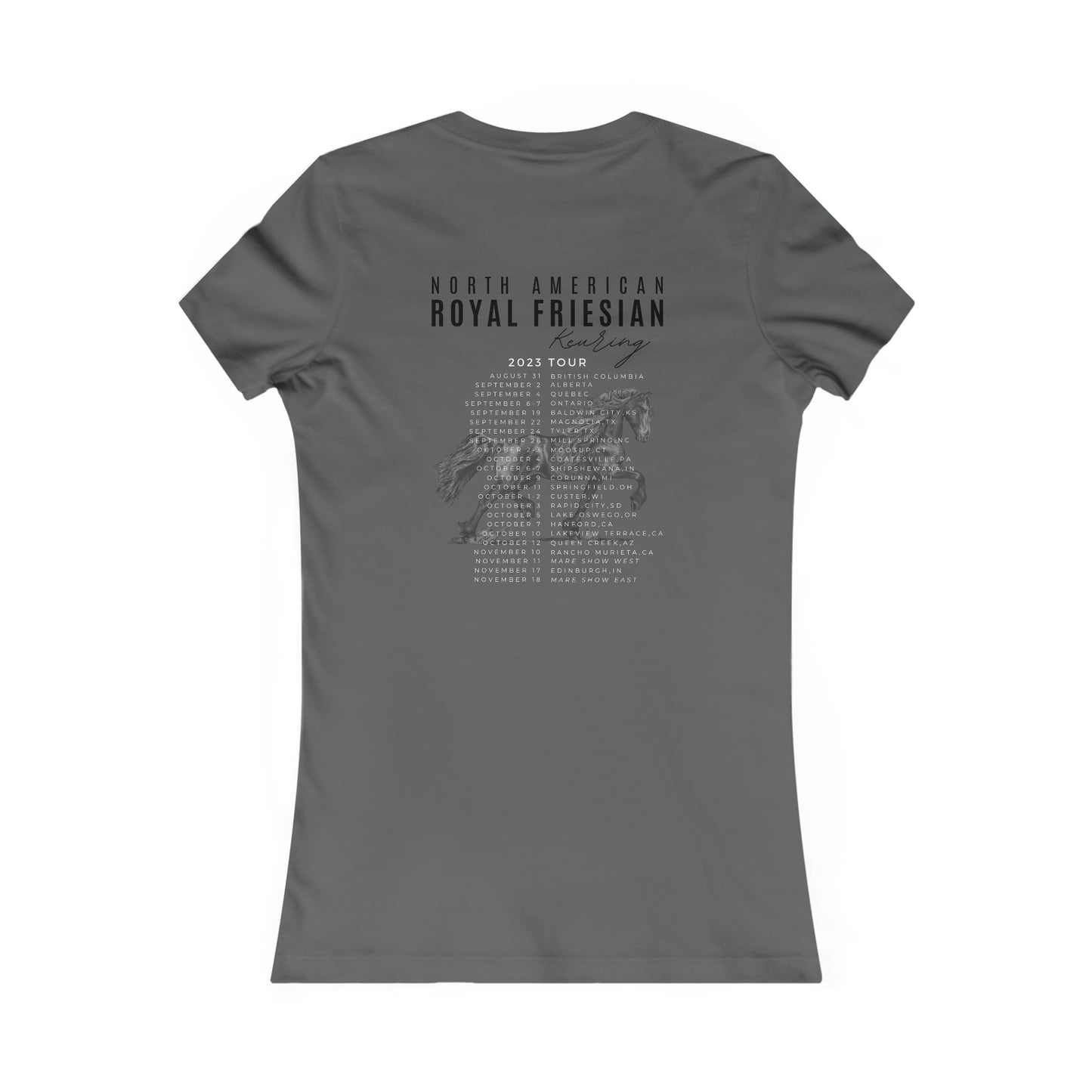 Women's 2023 KFPS Royal Friesian Keuring Tour T-Shirt